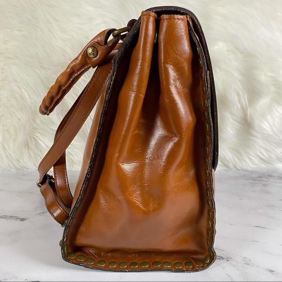 Patricia Nash Cazorla Flap Leather Backpack - Picture 9 of 12
